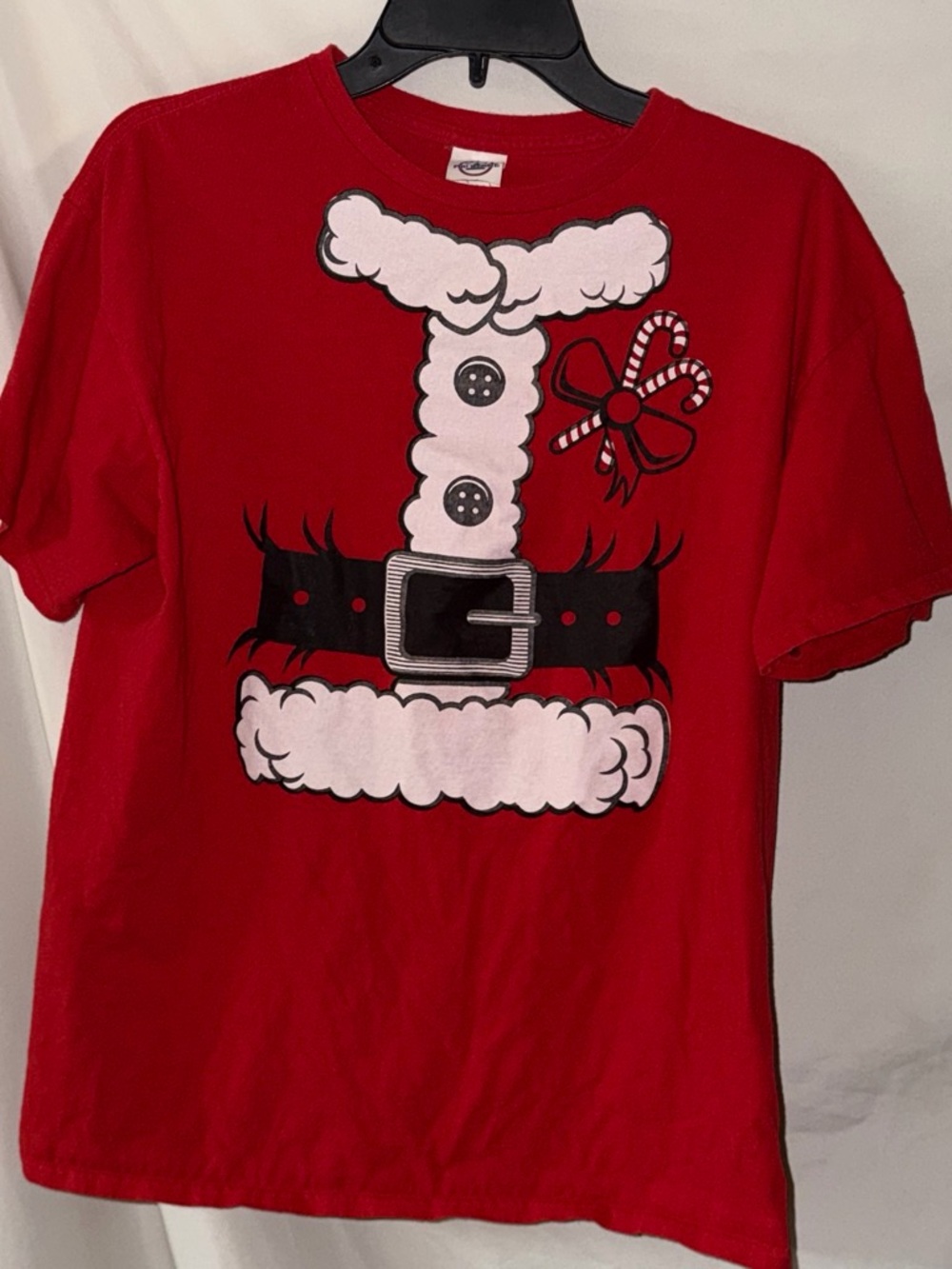 Delta Red Kids Holiday Santa Belt Graphic Tee